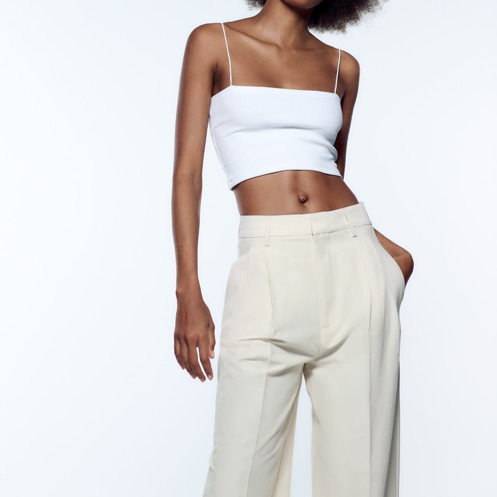 NWT Zara Linen Trousers